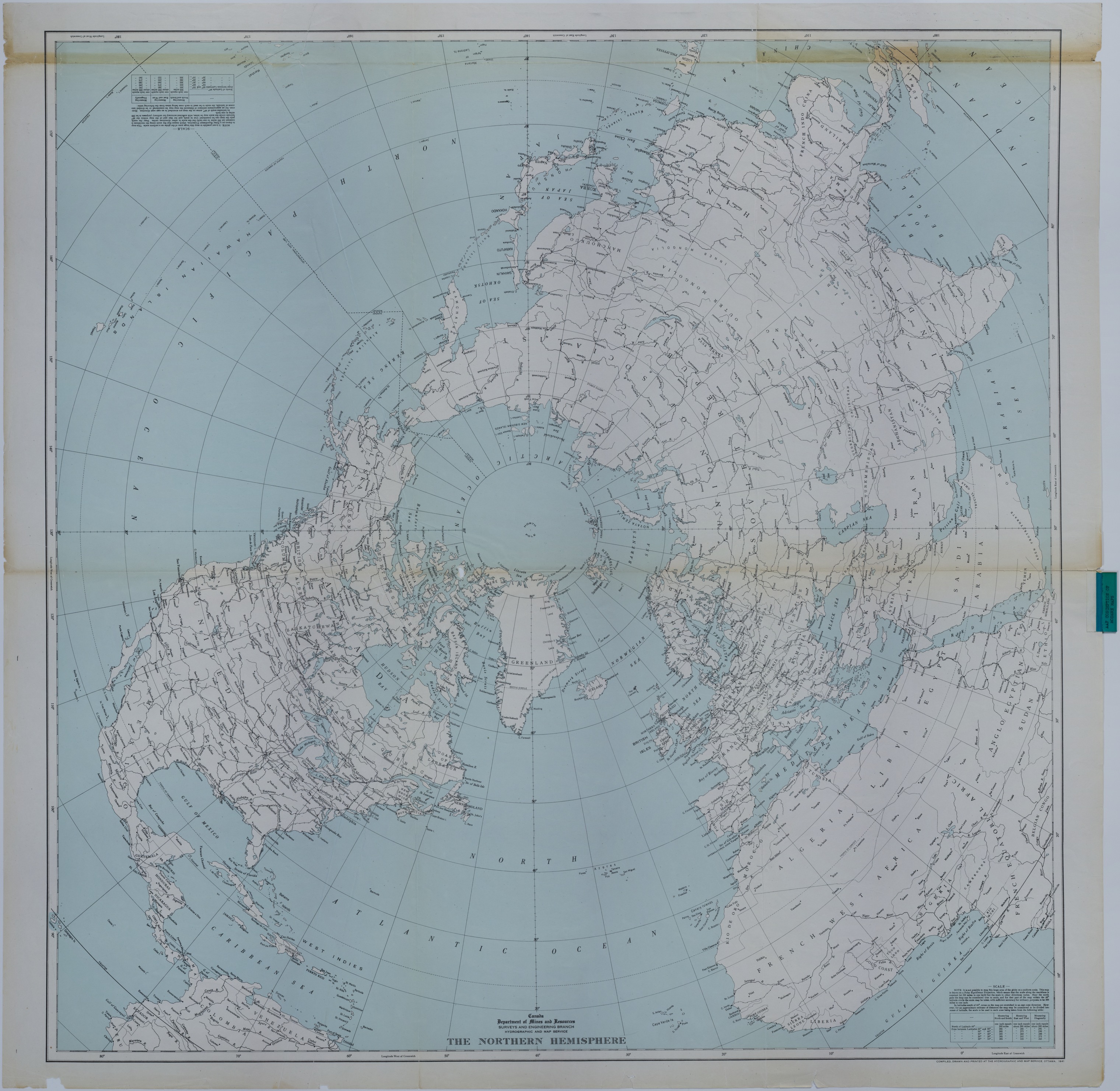 Map Of Northern Hemisphere Map Of The Northern Hemisphere | Harry S. Truman