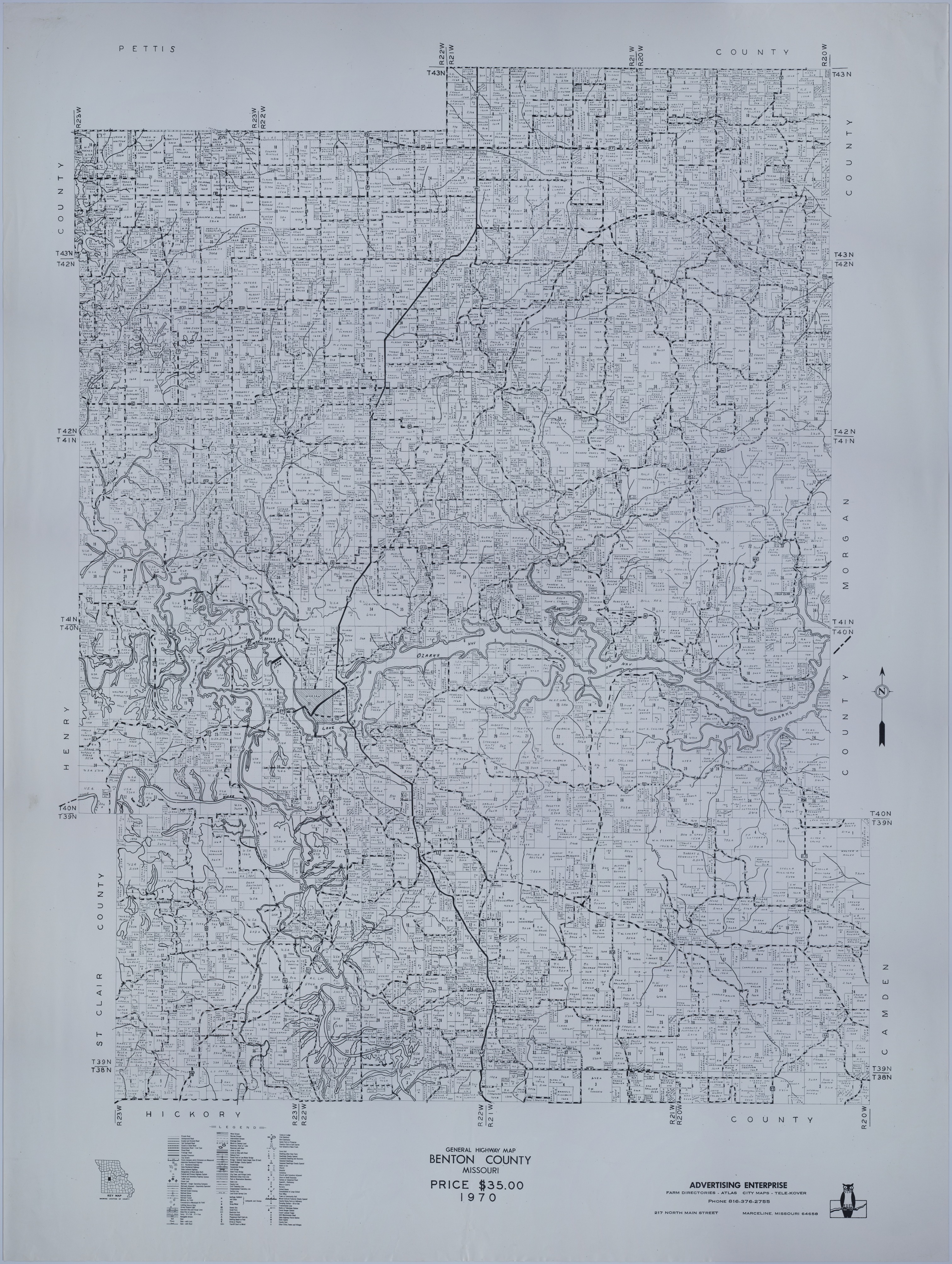 Benton County Missouri Gis Map Of Benton County Missouri Harry S Truman