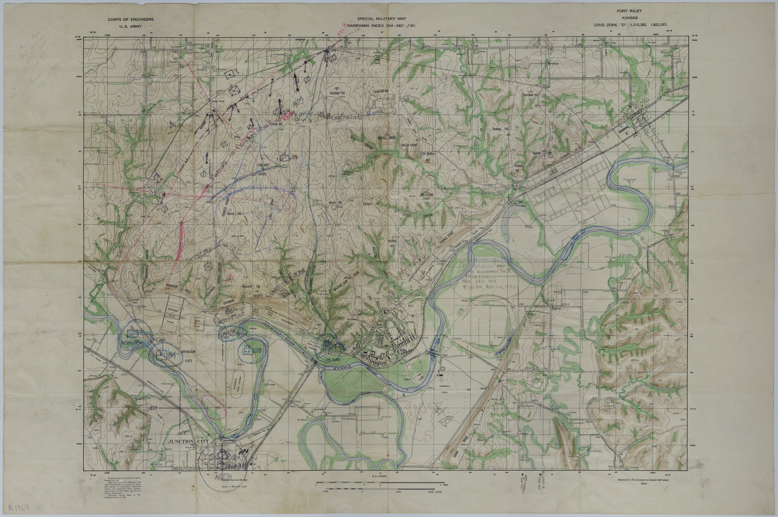 Fort Riley Ks Map Map Of Fort Riley, Kansas | Harry S. Truman