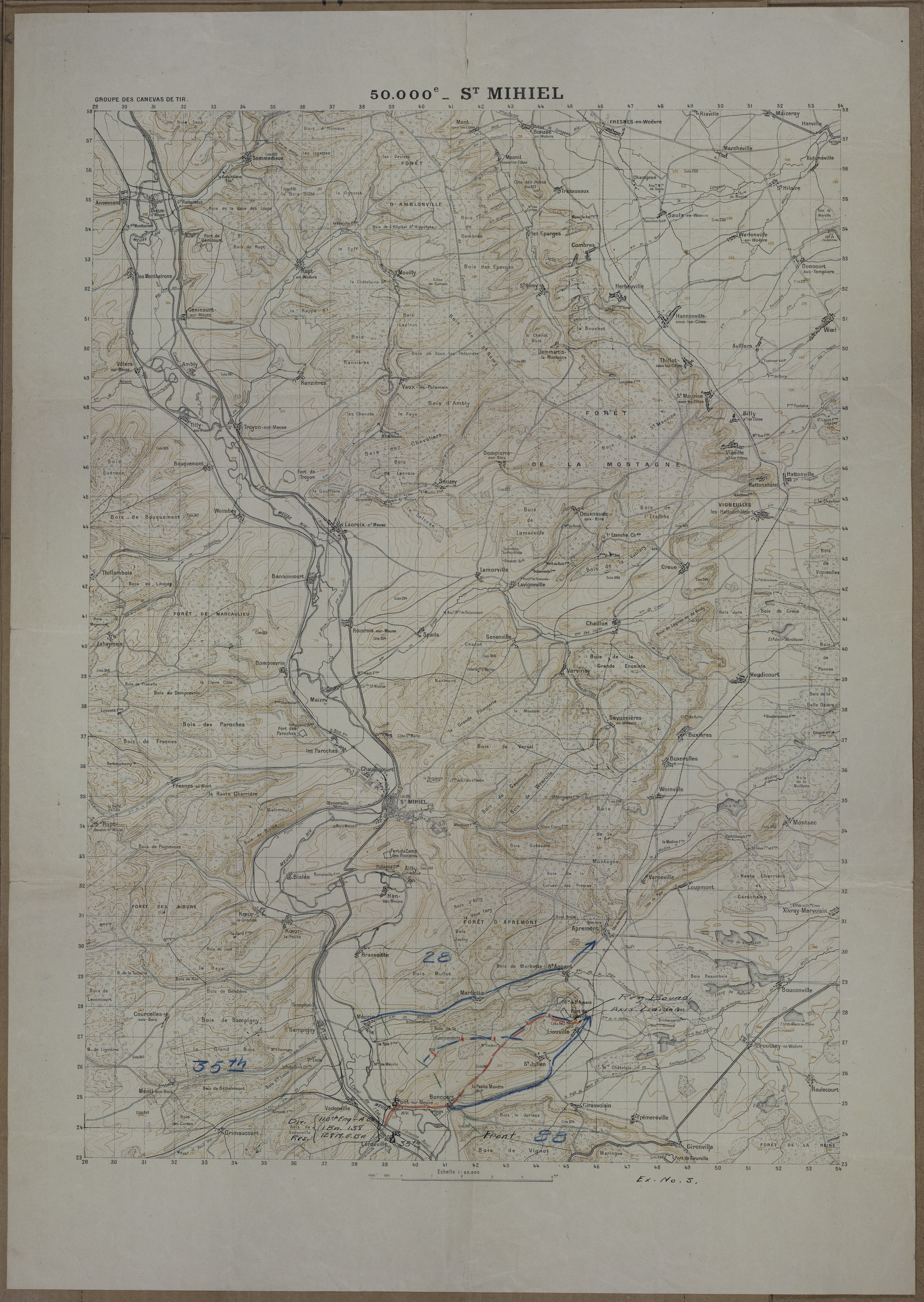 battle of argonne forest map