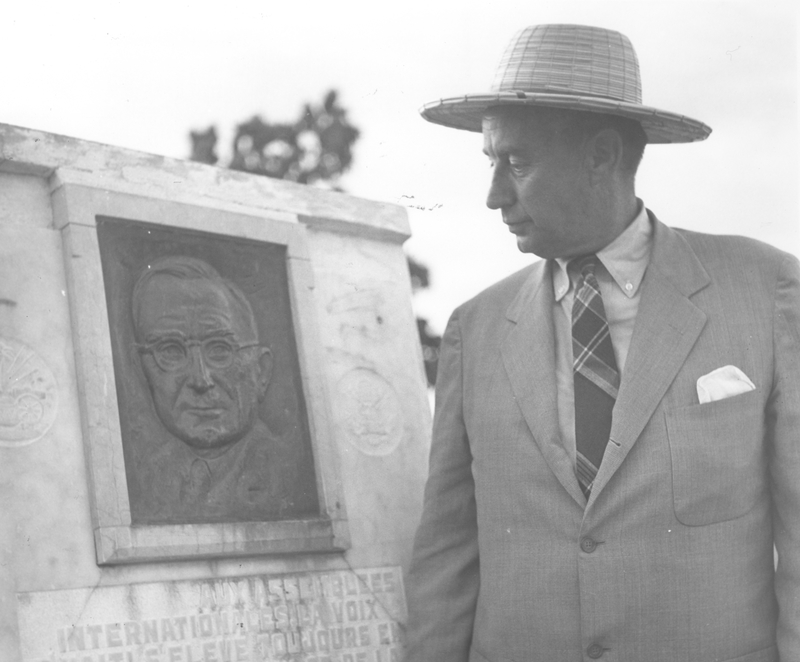 Former Illinois Governor Adlai Stevenson In Port-au-prince, Haiti 