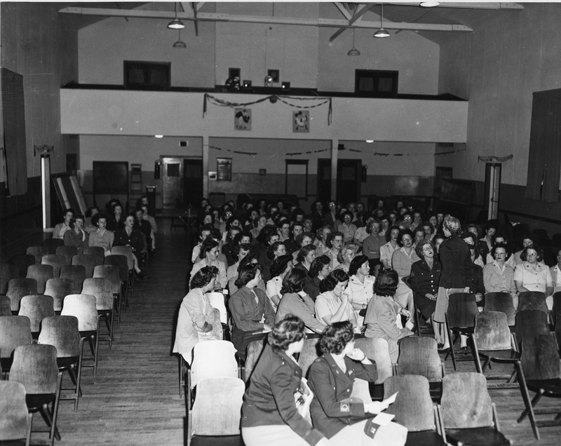 Colonel Westray Battle Boyce Speaks to Members of the Women's Army ...