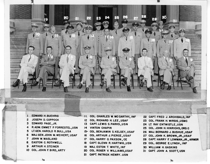 Staff And Faculty Of The National War College Harry S Truman