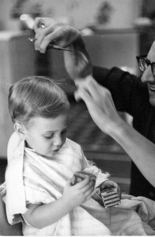 Clifton Truman Daniel Receives a Hair Cut | Harry S. Truman