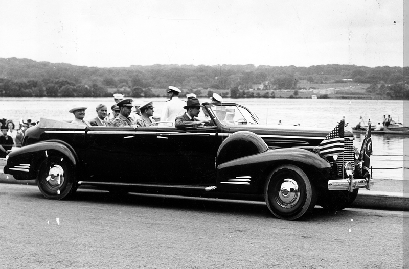 Truman in car at Memorial Day services | Harry S. Truman