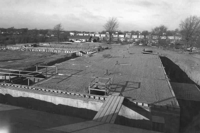 View of the construction of the Harry S. Truman Library | Harry S. Truman