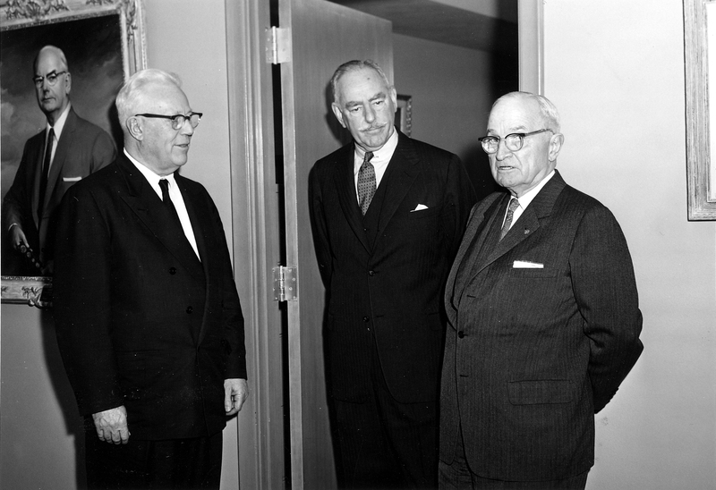 Former President Truman, Dean Acheson, and Earl Warren | Harry S. Truman