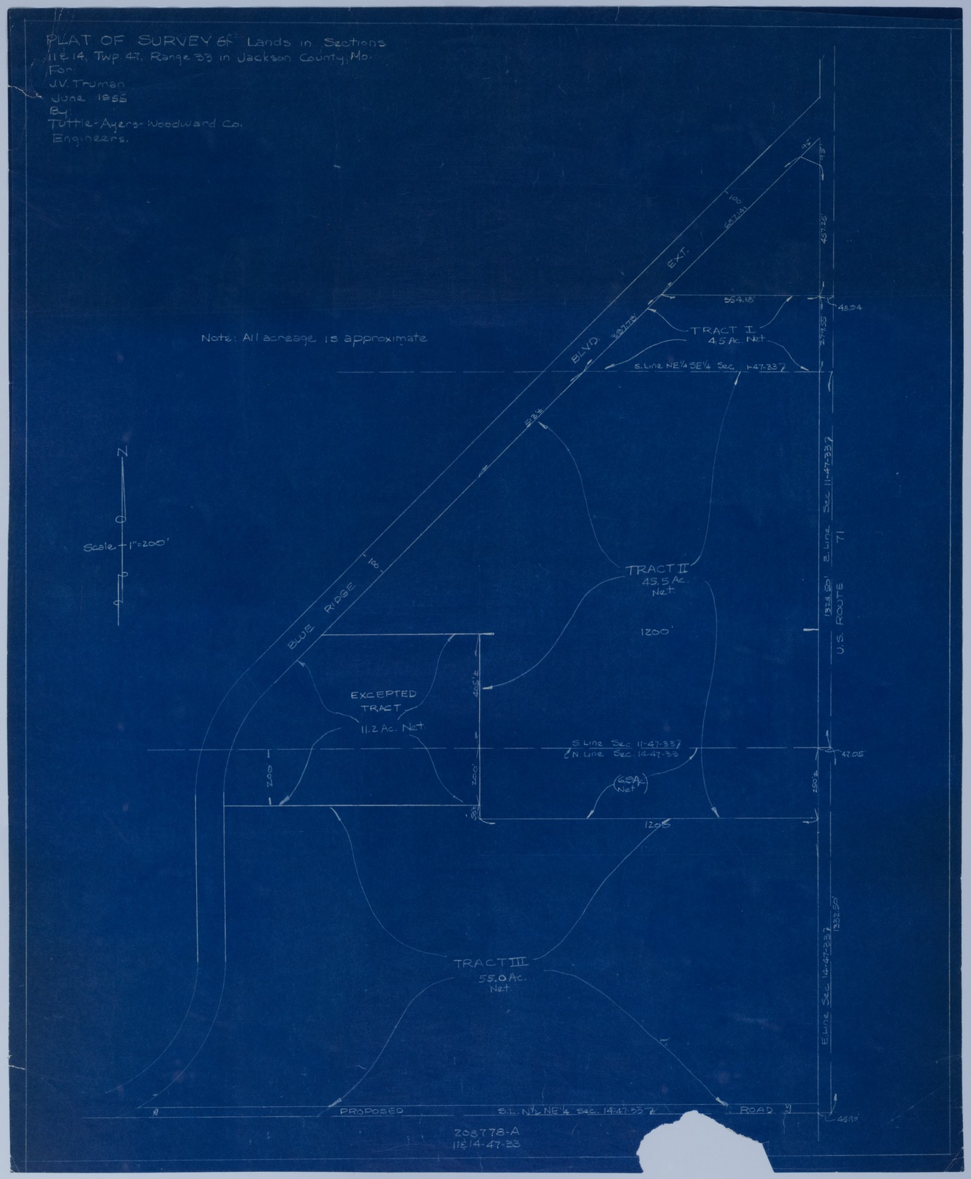 Drawing of the Harry S. Truman Farm Plot
