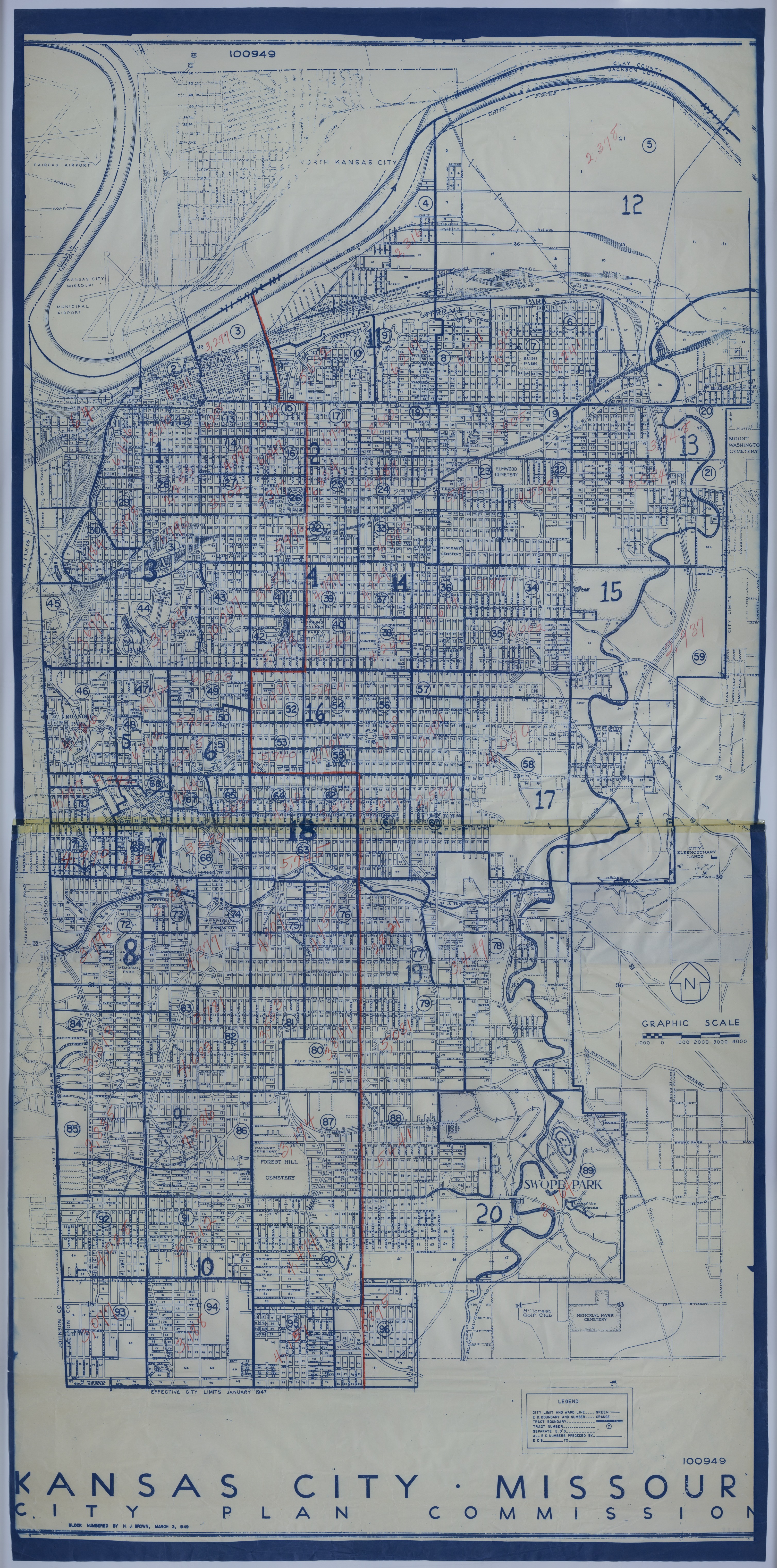 Map of Kansas City, Missouri Redistricting