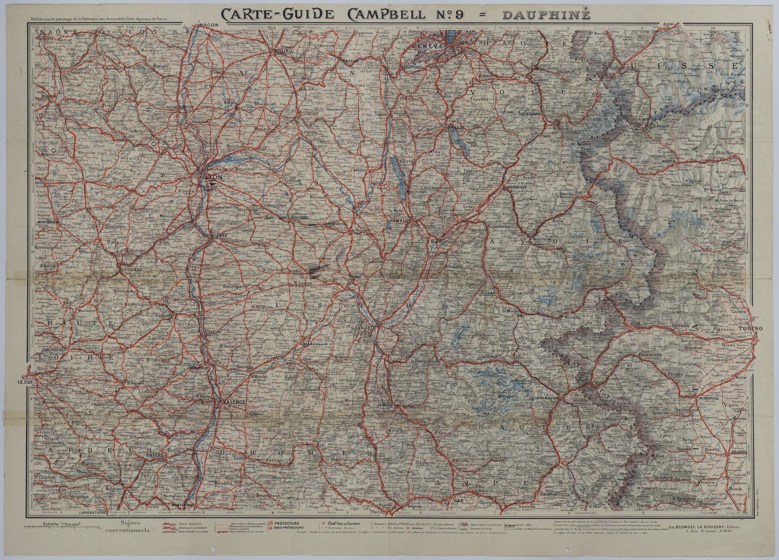 Map of Allied Movement in Southeast France