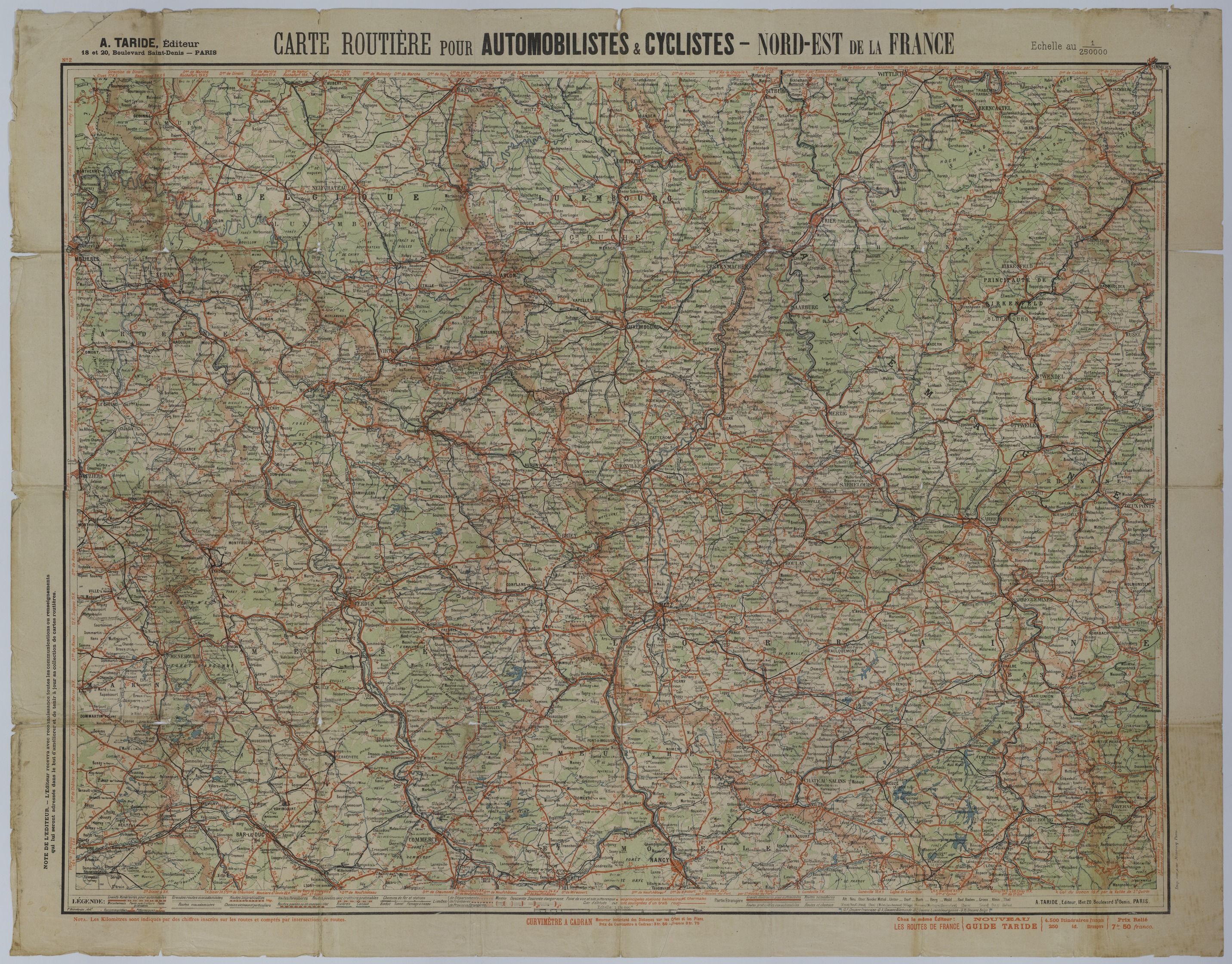 Map of Allied Movement in Northeast France