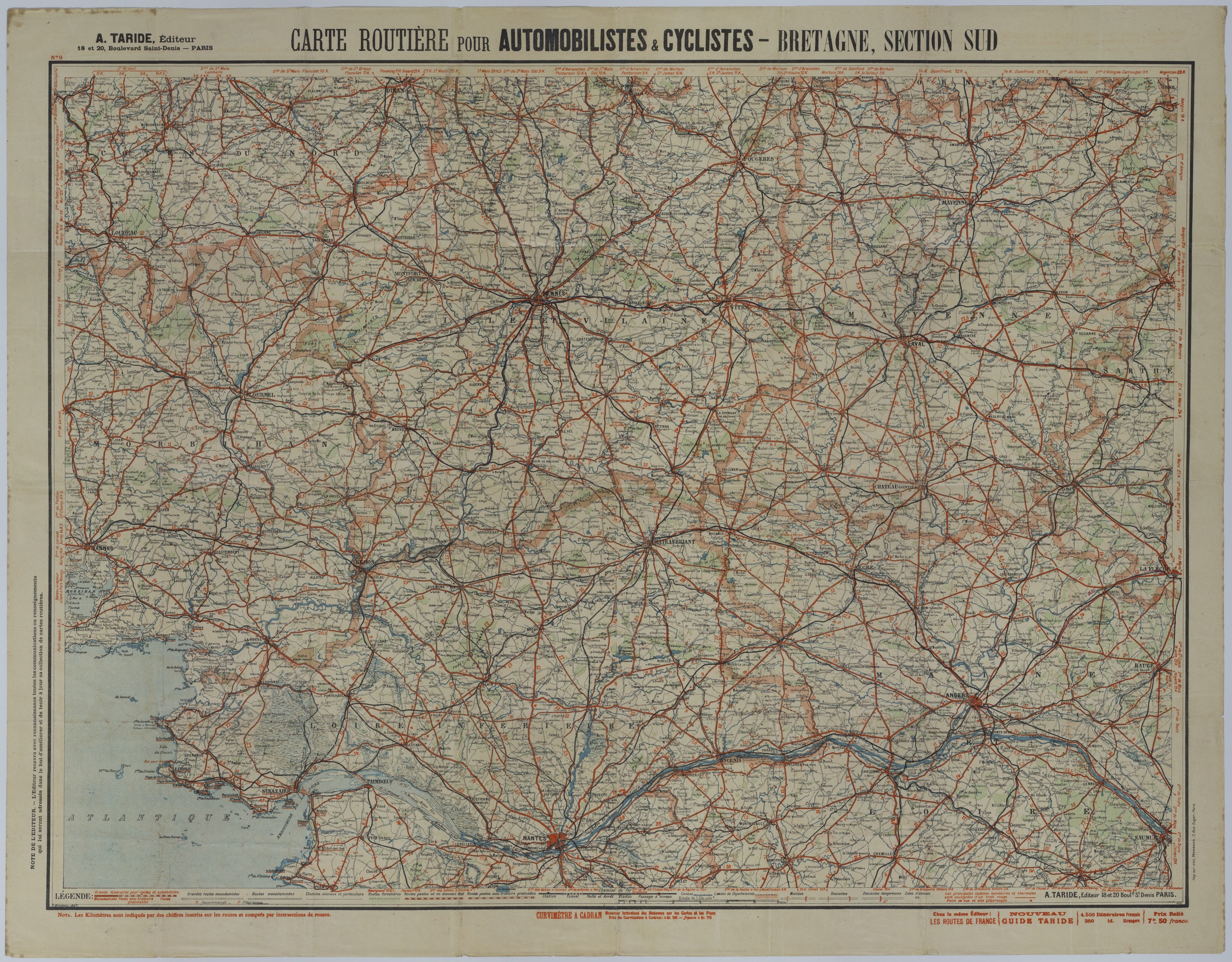 Map of Allied Movement in Northwest France
