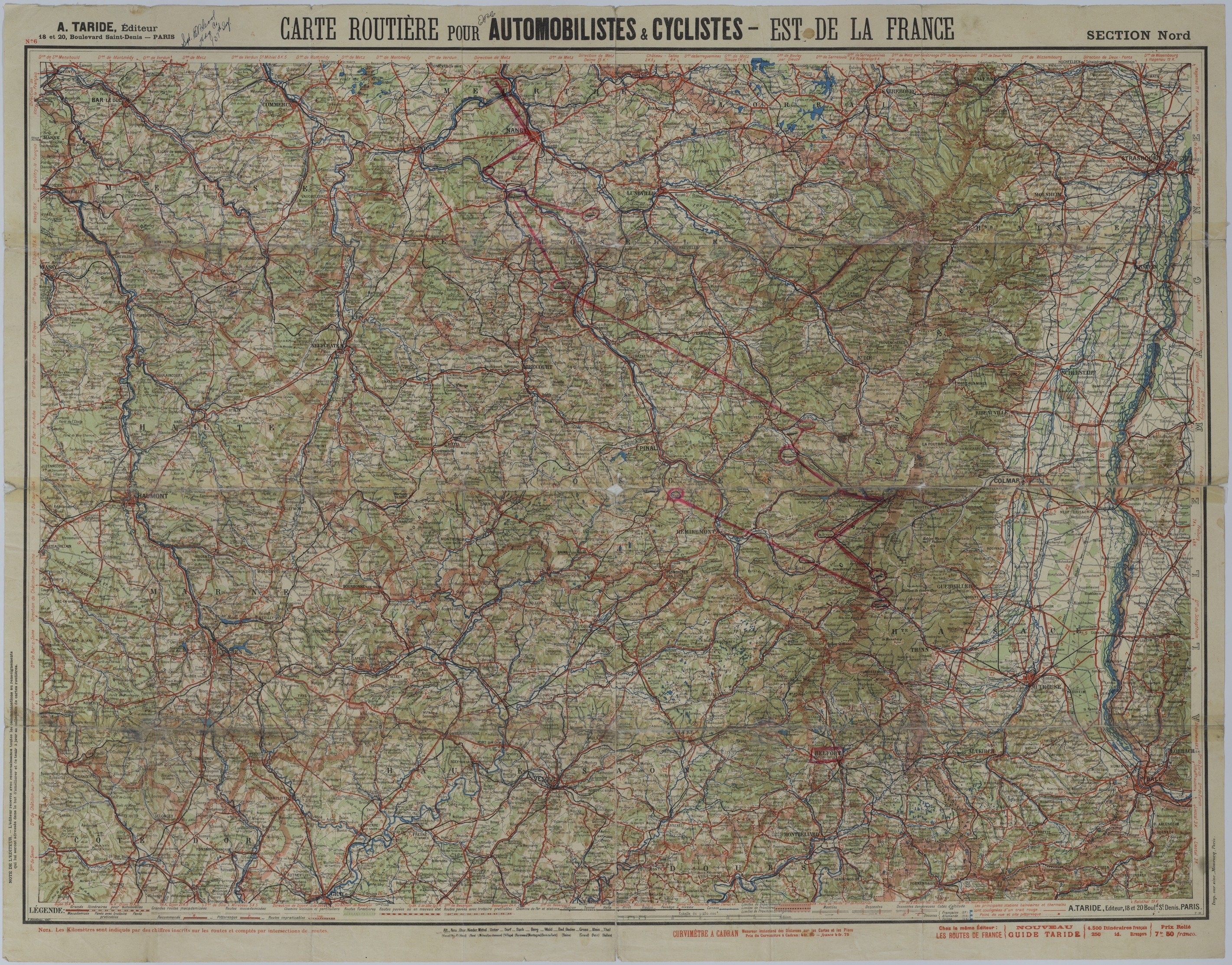 Map of the Movement of the 137th Infantry