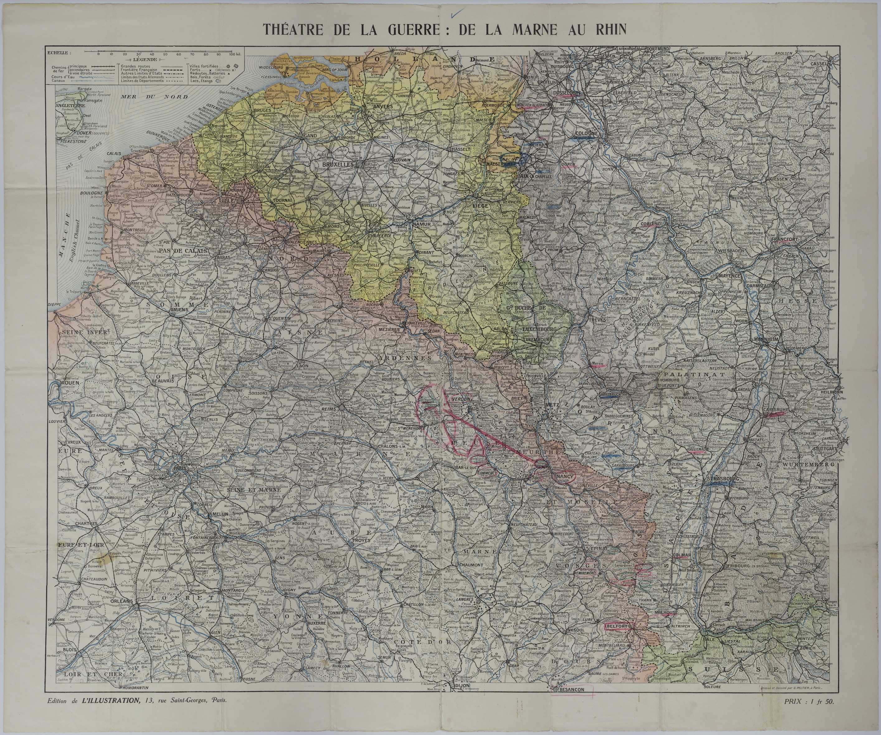 Map of Allied Movement
