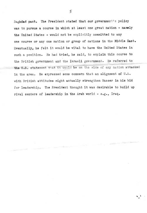 Meeting between  Milton Katz and President Eisenhower 4/27 page5