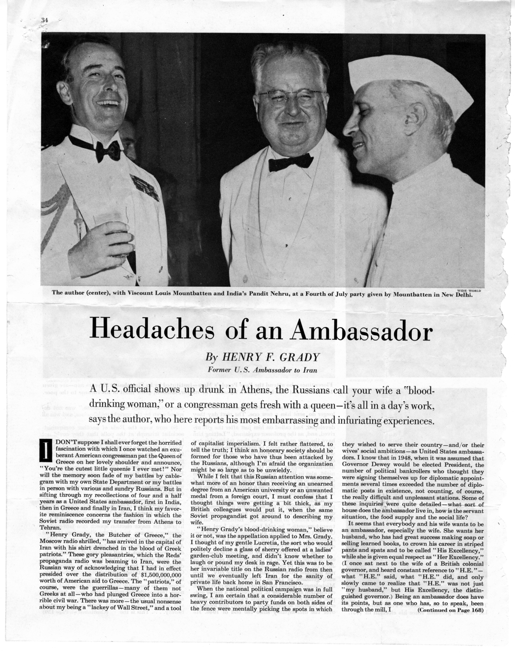 November 15, 1952 (2 of 2--Saturday Evening Post clipping) | Harry S. Truman