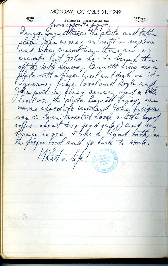 Diary Entry of President Harry S. Truman