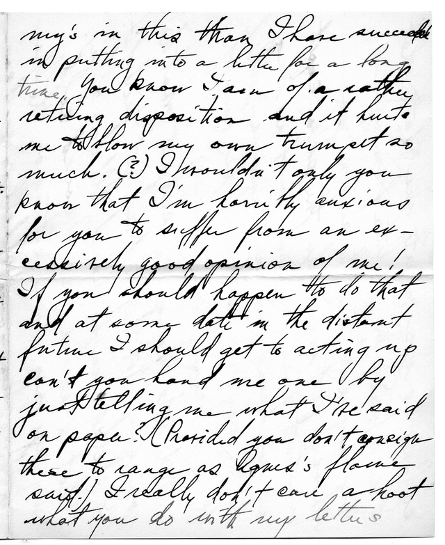 Letter from Harry S. Truman to Bess Wallace