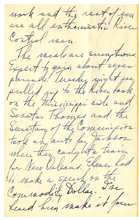 Letter from Harry S. Truman to Bess W. Truman