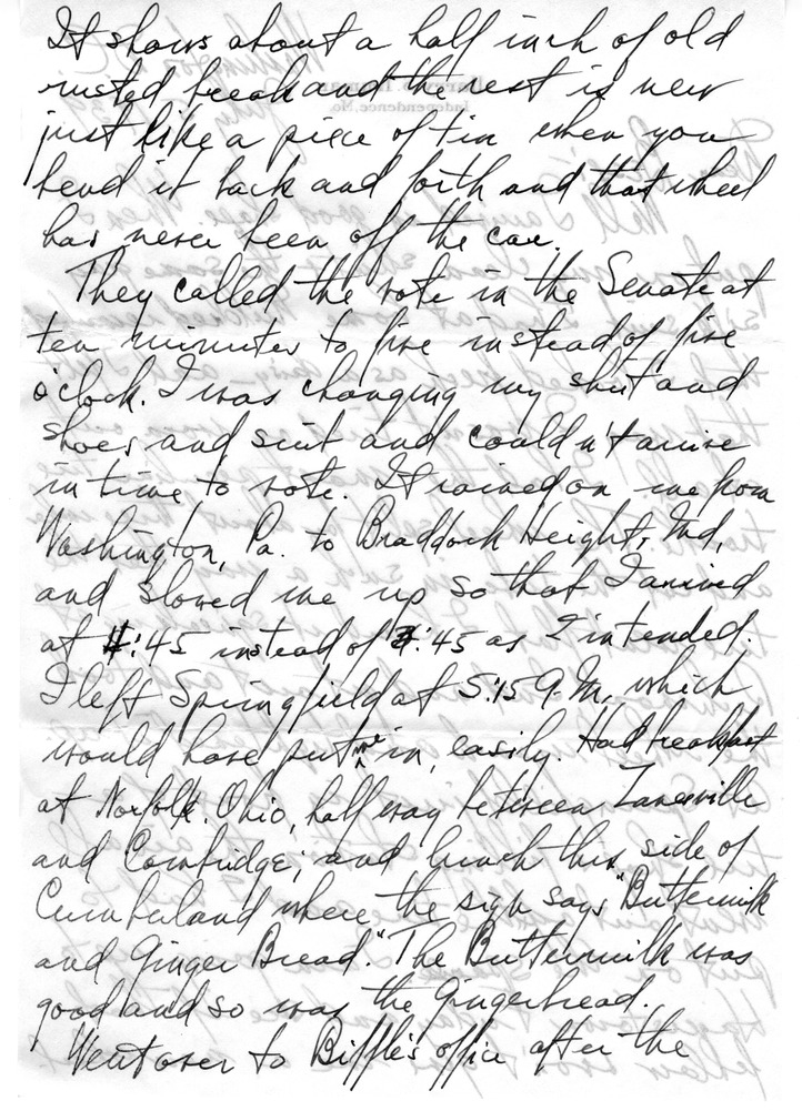 Letter from Harry S. Truman to Bess W. Truman