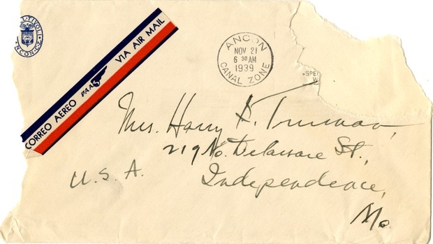 Letter from Harry S. Truman to Bess W. Truman