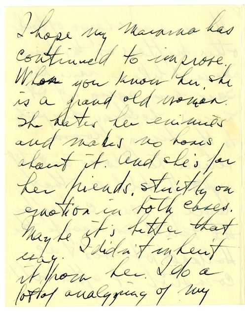 Letter from Harry S. Truman to Bess W. Truman