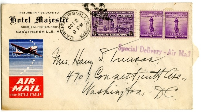 Letter from Harry S. Truman to Bess W. Truman