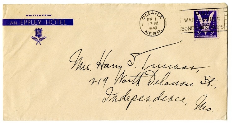 Letter from Harry S. Truman to Bess W. Truman