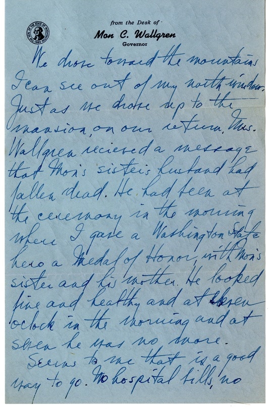 Letter from Harry S. Truman to Bess W. Truman