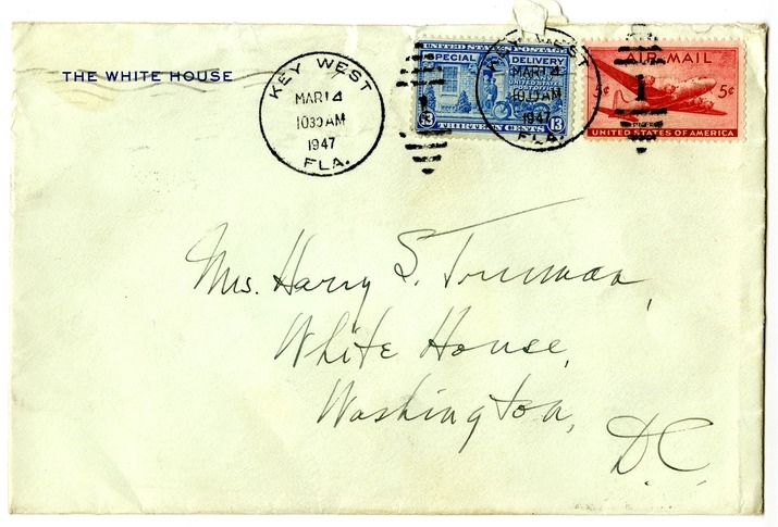 Letter from Harry S. Truman to Bess W. Truman