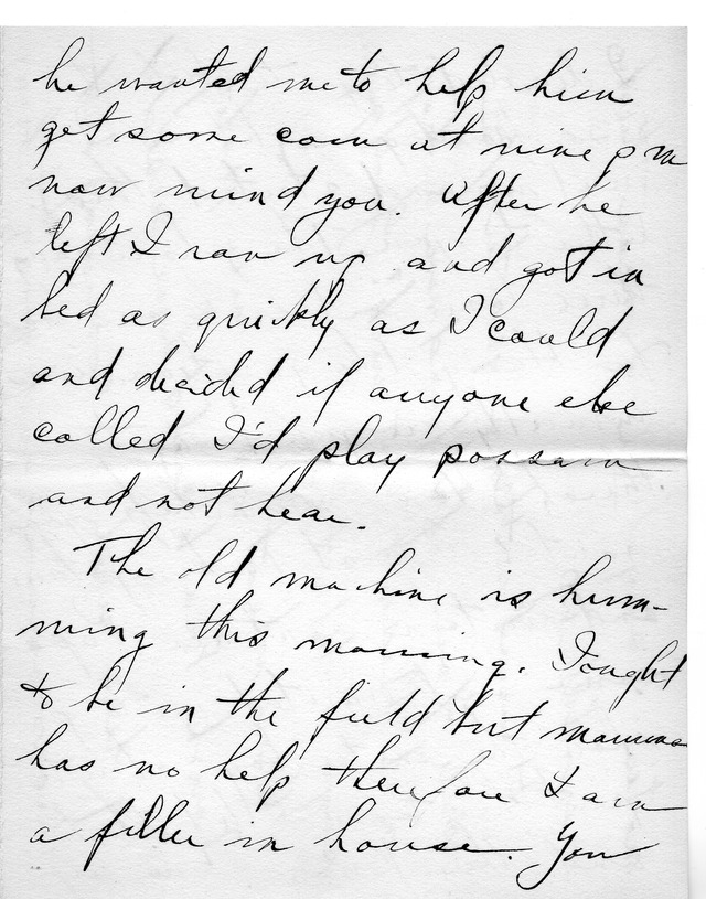 Letter from Harry S. Truman to Bess Wallace