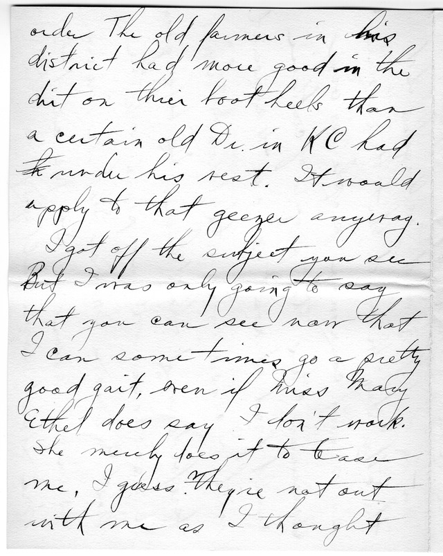 Letter from Harry S. Truman to Bess Wallace