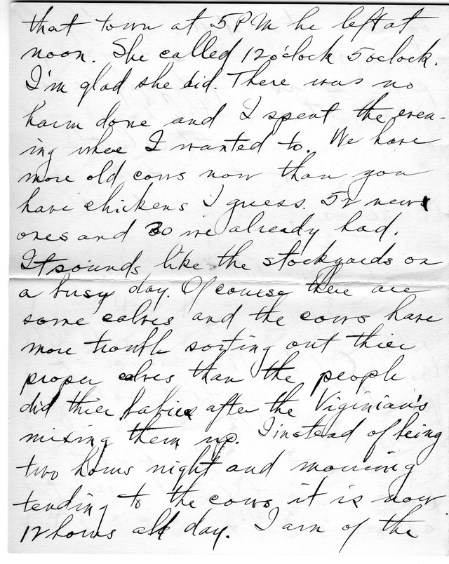 Letter from Harry S. Truman to Bess Wallace