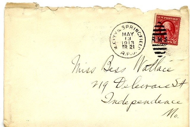 Letter from Harry S. Truman to Bess Wallace