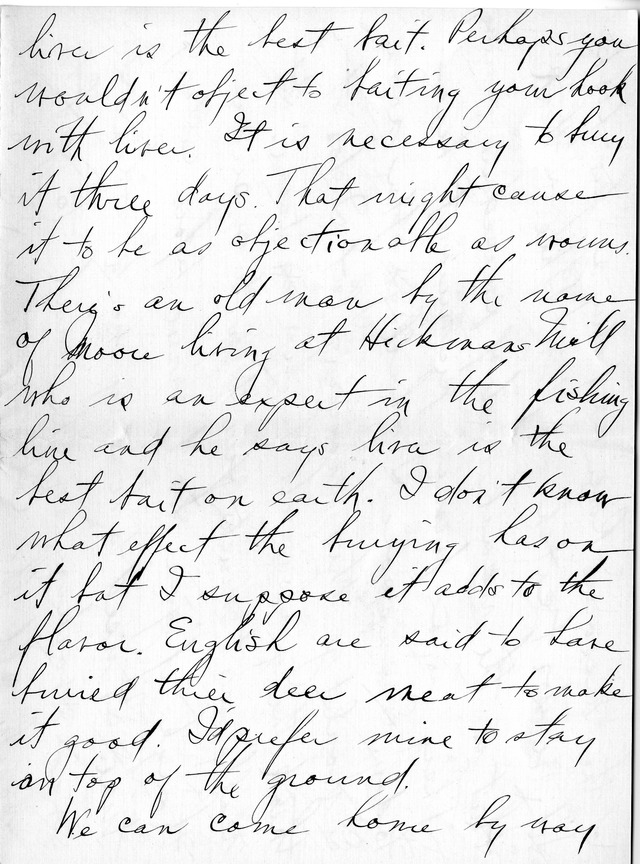 Letter from Harry S. Truman to Bess Wallace