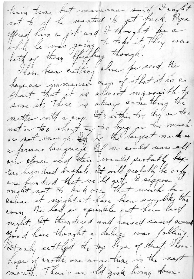 Letter from Harry S. Truman to Bess Wallace