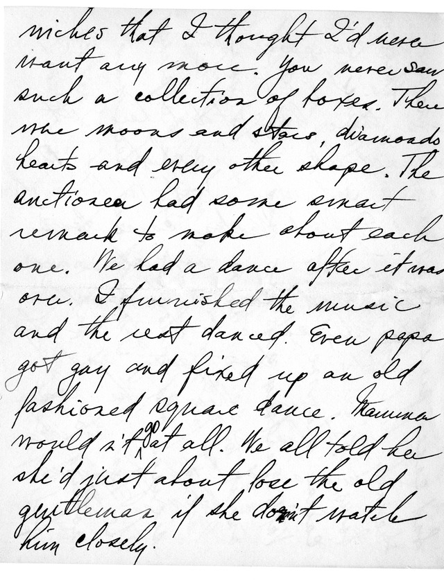 Letter from Harry S. Truman to Bess Wallace