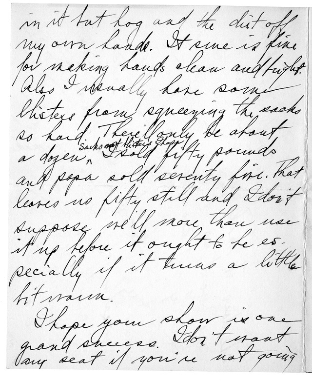 Letter from Harry S. Truman to Bess Wallace