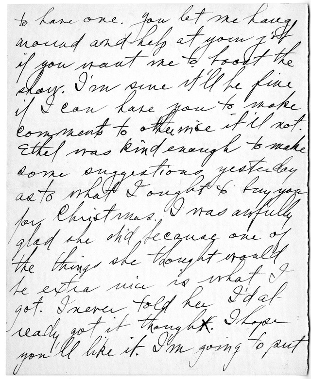 Letter from Harry S. Truman to Bess Wallace