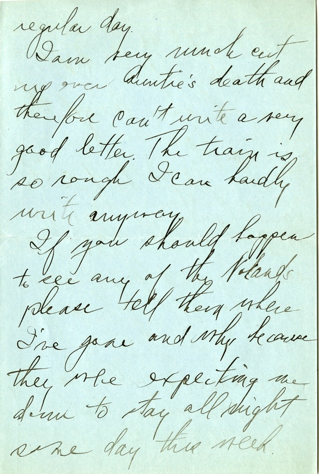 Letter from Harry S. Truman to Bess Wallace