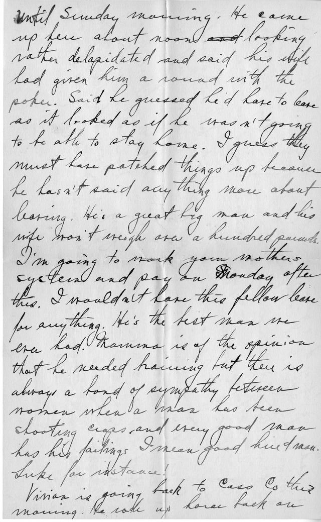 Letter from Harry S. Truman to Bess Wallace