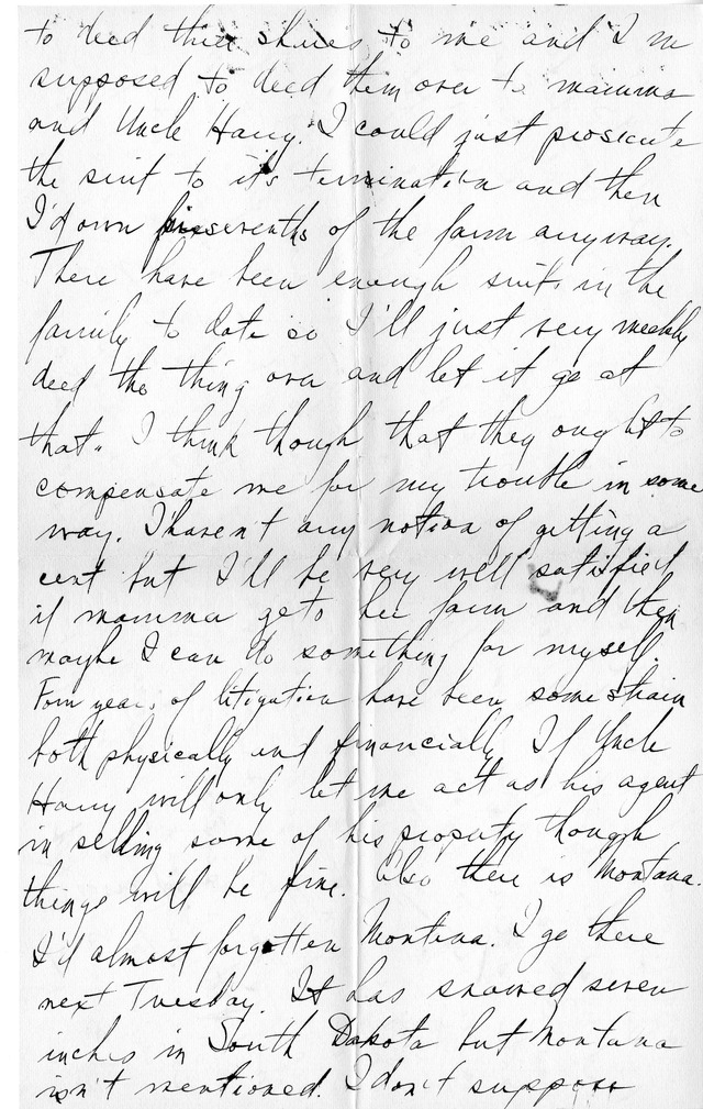 Letter from Harry S. Truman to Bess Wallace