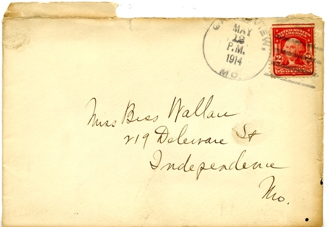 Letter from Harry S. Truman to Bess Wallace