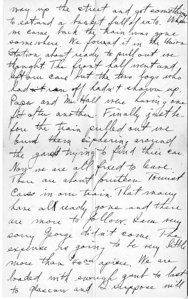 Letter from Harry S. Truman to Bess Wallace