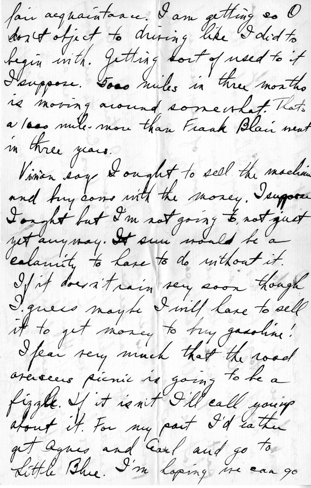 Letter from Harry S. Truman to Bess Wallace