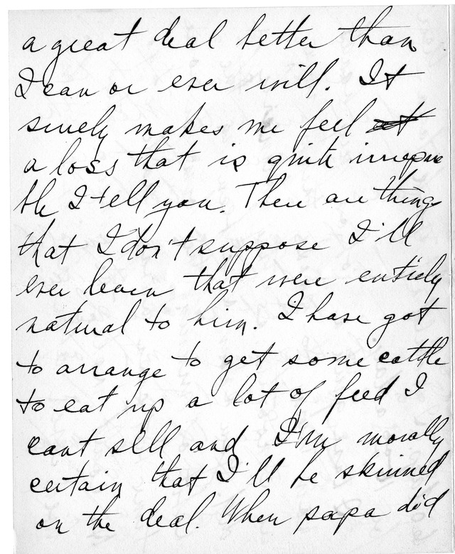 Letter from Harry S. Truman to Bess Wallace