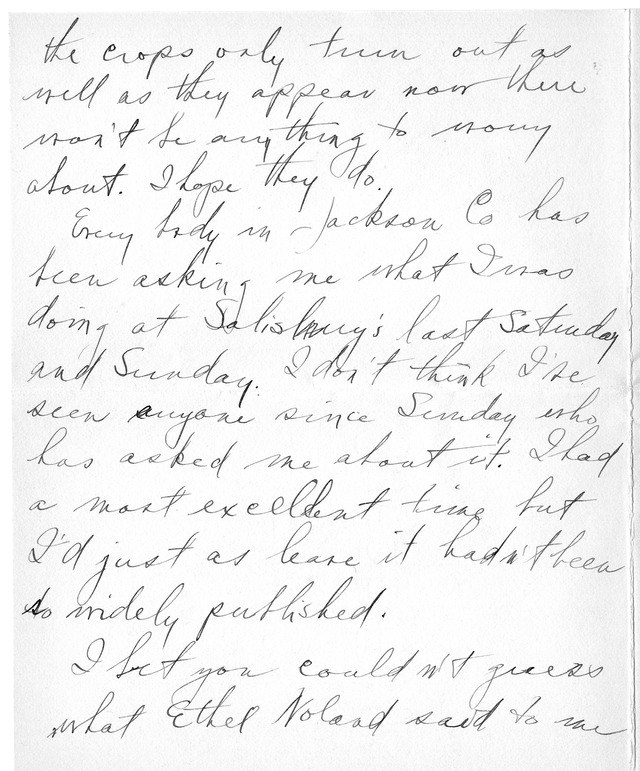 Letter from Harry S. Truman to Bess Wallace