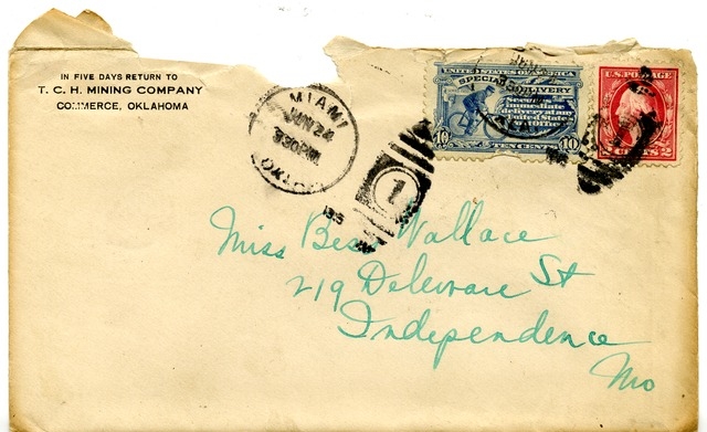 Letter from Harry S. Truman to Bess Wallace