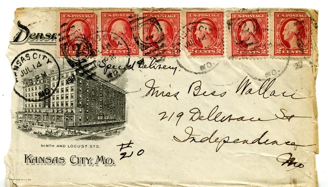 Letter from Harry S. Truman to Bess Wallace