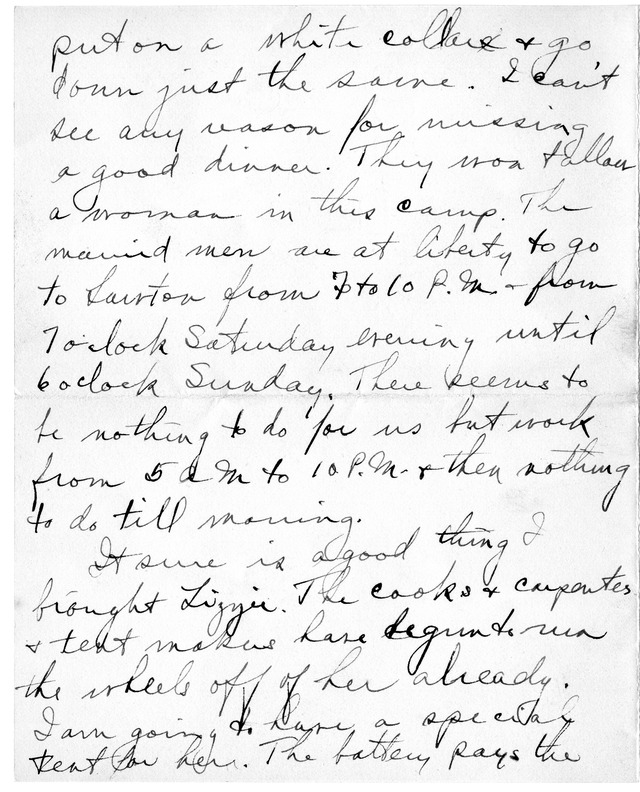 Letter from Harry S. Truman to Bess Wallace